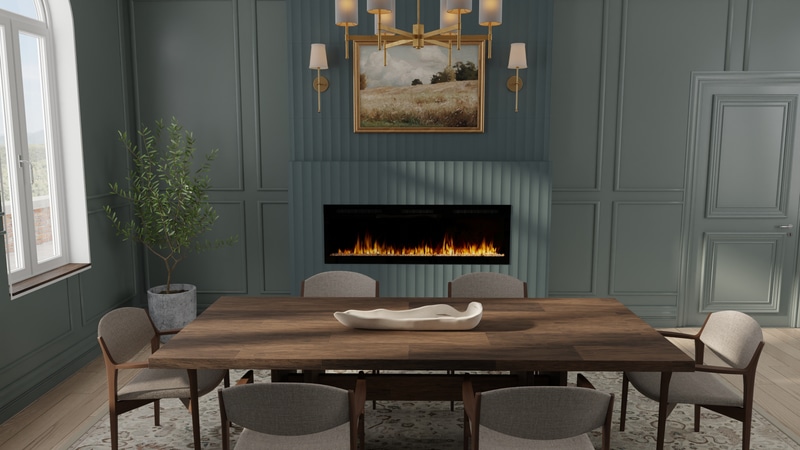 Dimplex Vital Sense electric fireplace lifestyle