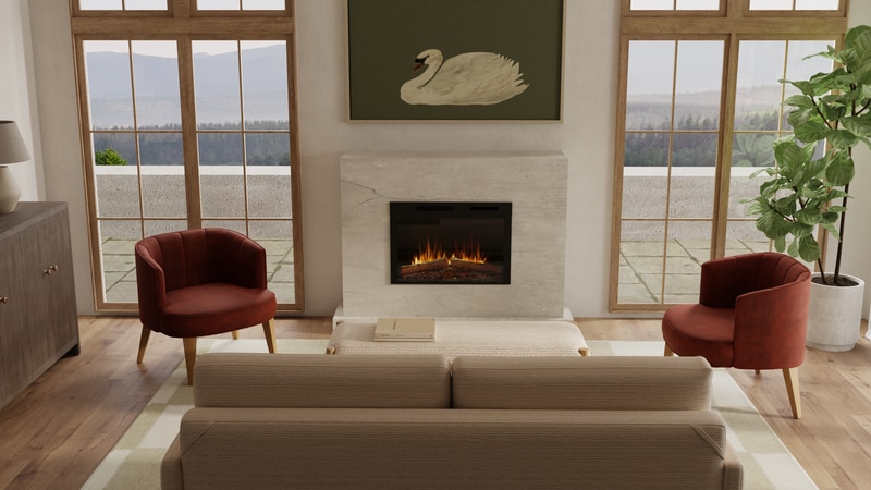 Dimplex electric fireplace lifestyle
