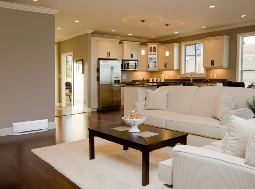 convection heaters in living room